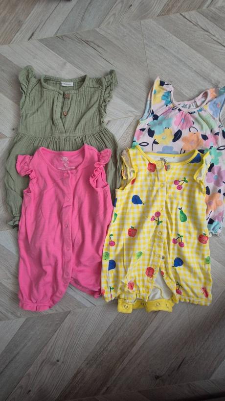 Letné overaly 4x veľ. 74, 68–80