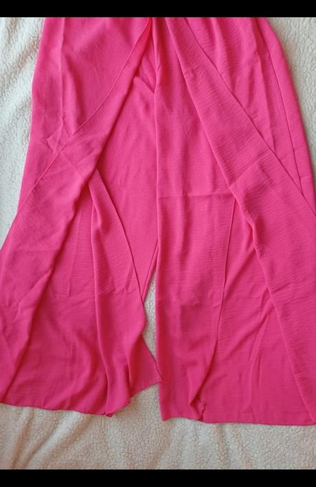 Krásne široké letné nohavice uni, 