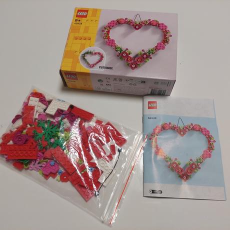 Lego icons ozdoba v tvare srdca 40638, 