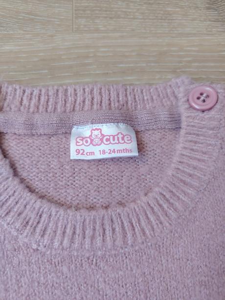2ks nové ružové svetríky, kiki&koko,92