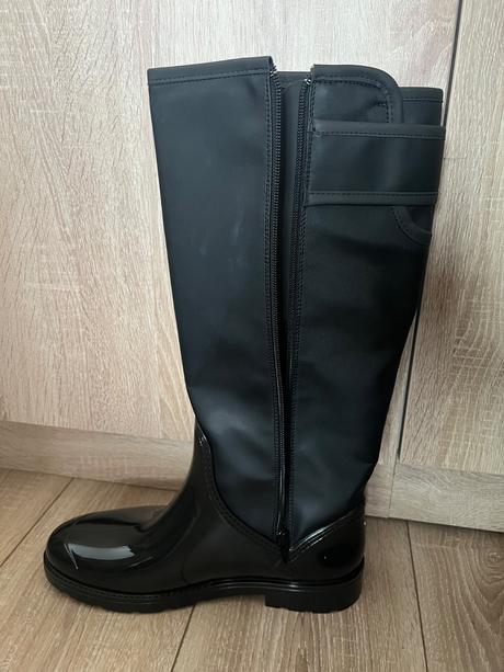 Vysoke cizmy/gumaky tommy hilfiger 42, tommy hilfiger,42