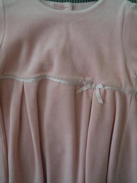 Slávnostné zamatové šatôčky v top stave na 12-18 m, mothercare,86