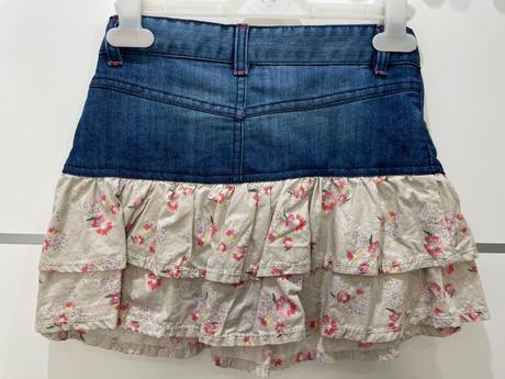 Riflová suknička s volánom, dopodopo,122