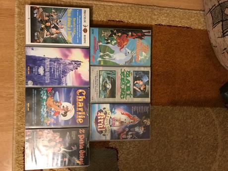 Videokazety - rozpravky,