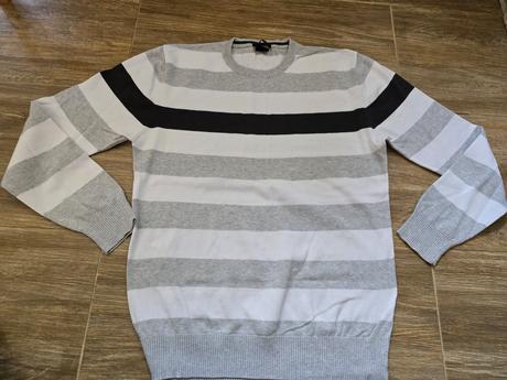 Pulover slim fit l, l