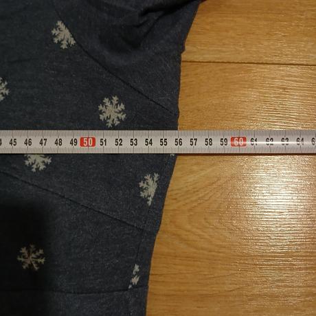 Bavlnená nočná košeľa so snehovými vločkami, tchibo,46