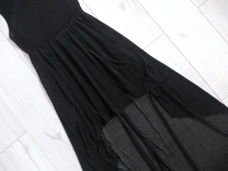 Vpredu krátke maxi šaty h&m, h&m,xs