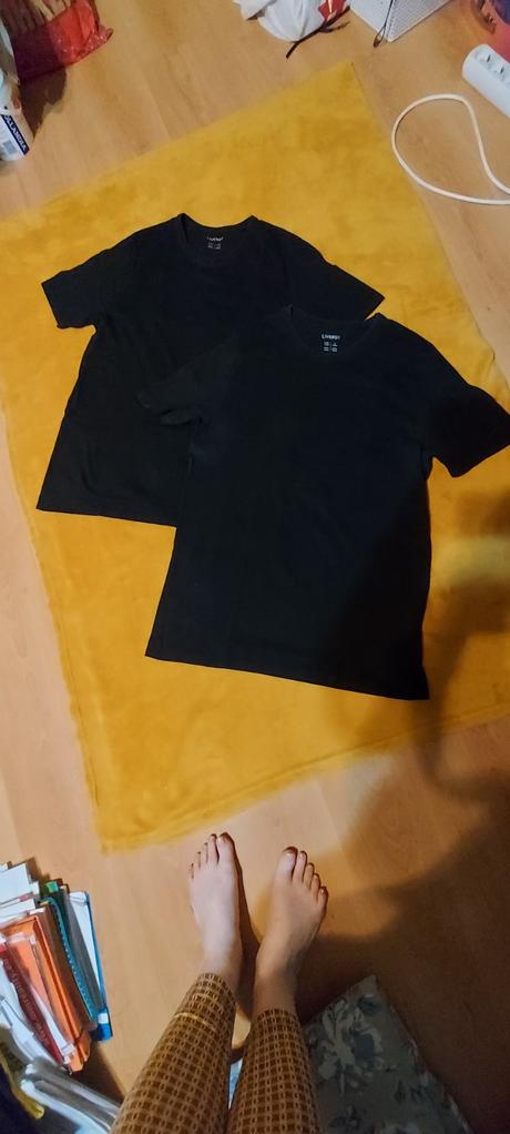 Pánske čierné tričká veľ.m, m