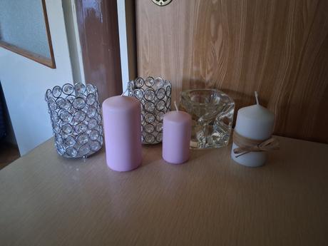 Svietnik ako nový sviečka sklo kryštál vianoce, 