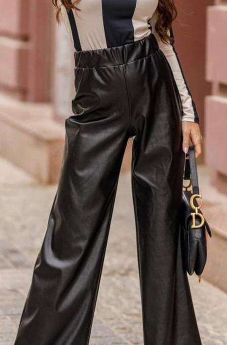 Koženkové nohavice l, l