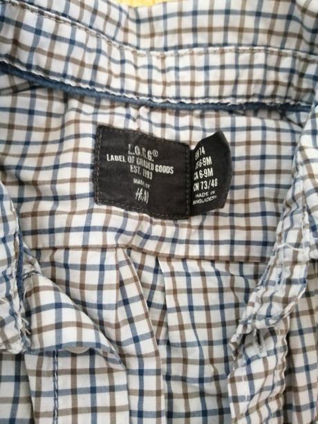 Košieľka károvaná, h&m,74