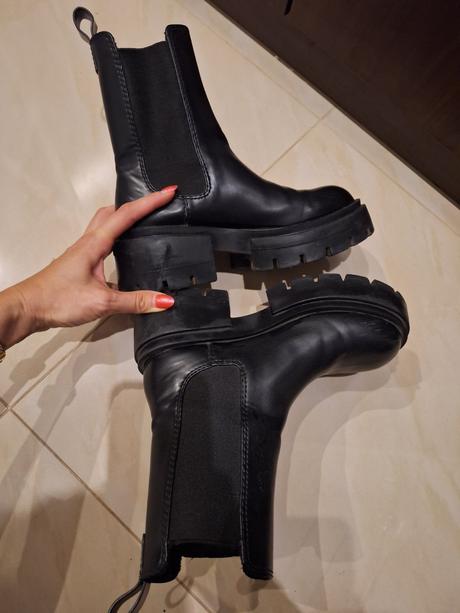 Cizmy na platforme, 36