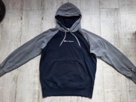 Pánska sivomodrá mikina champion veľ. l, champion,l