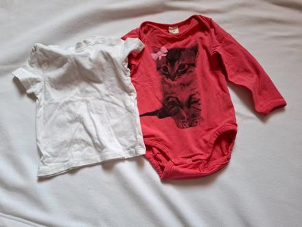 Tričko a body 74, h&m,74