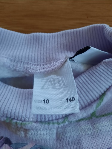Mikina zn.zara, zara,140