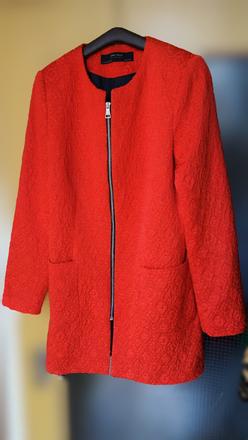 Zara textúrovaný kabát, zara,s