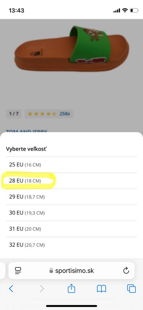 Papuče tom&jerry, 28