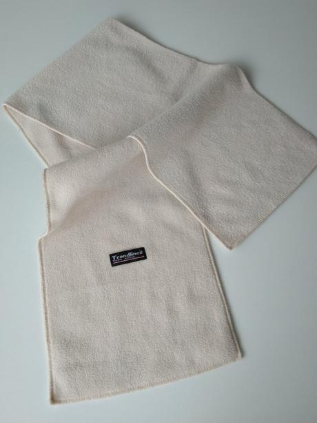 Jednoduchý hrejivý šál uni, 