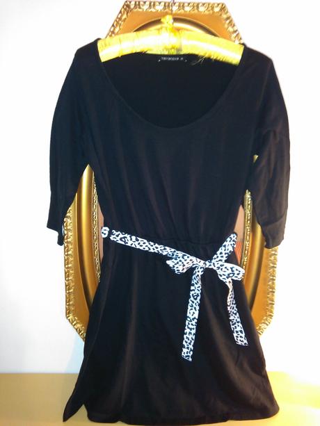 Komfortné šaty terranova s leo opaskom, terranova,m