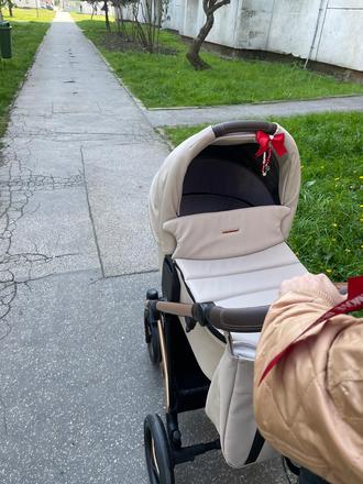 Kočík, postieľka, oblečenie dievčenské do 1,5 roka, bebetto,bebetto loren premium class