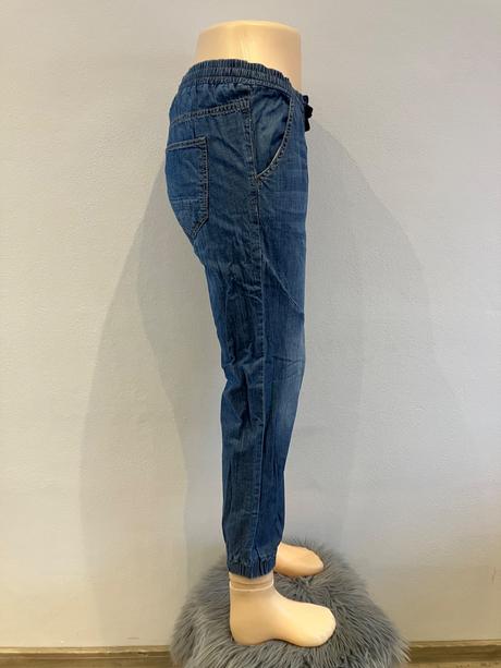 Dievčenské rifle tmavomodré lindex (164), lindex,164