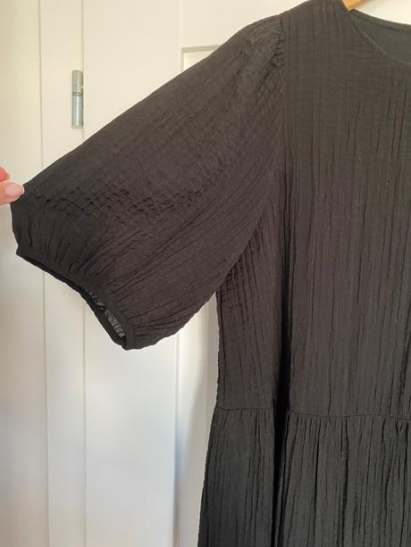 Cierne panelove saty h&m, h&m,s