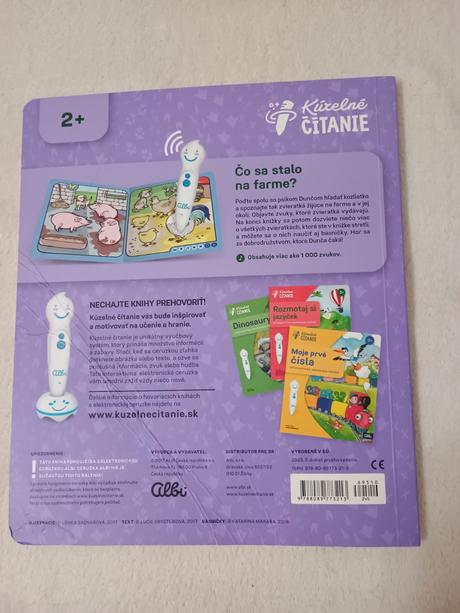 Zvieratká na farme albi kniha,