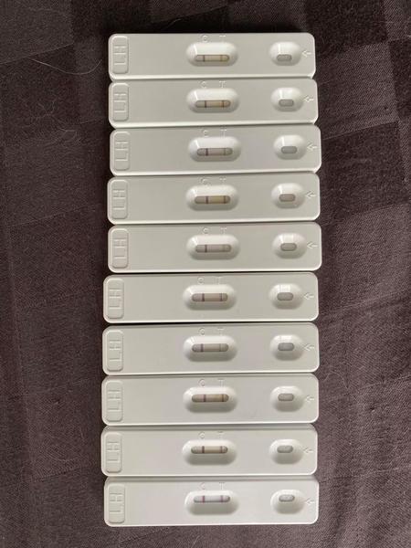 Mätúce výsledky ovulačných testov