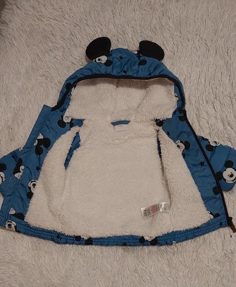 Zimná bundička mickey mouse, disney,62
