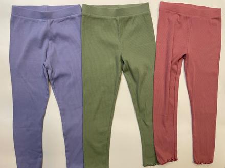 3 pack vrúbkované legíny, primark,116