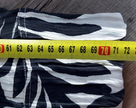 Čiernobiela dámska blúzka, h&m,l