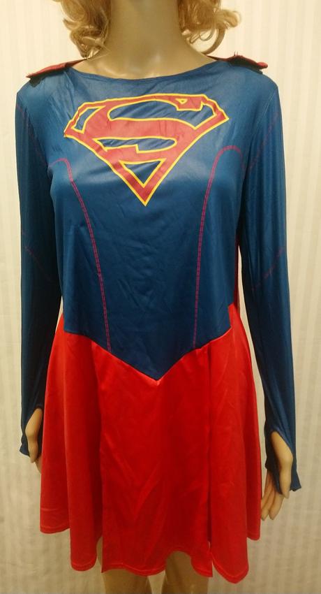 2 dielny dámsky kostým supergirl, rubies, l,