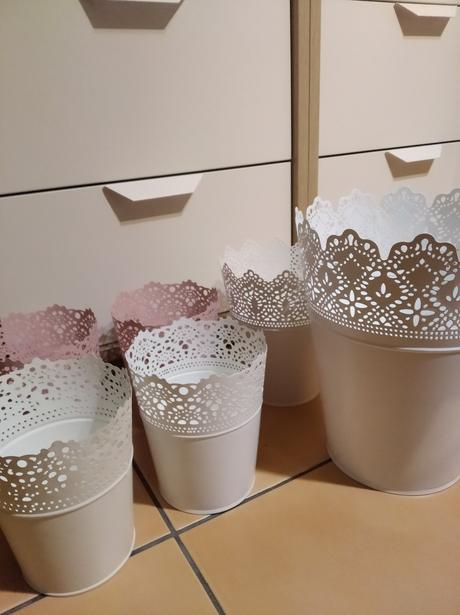 6 x kvetináče skurar - ikea, 