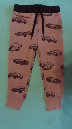 Tepláky autá, h&m,104