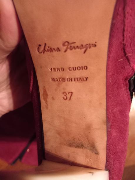 Kožené čižmy chiara ferragni, 37