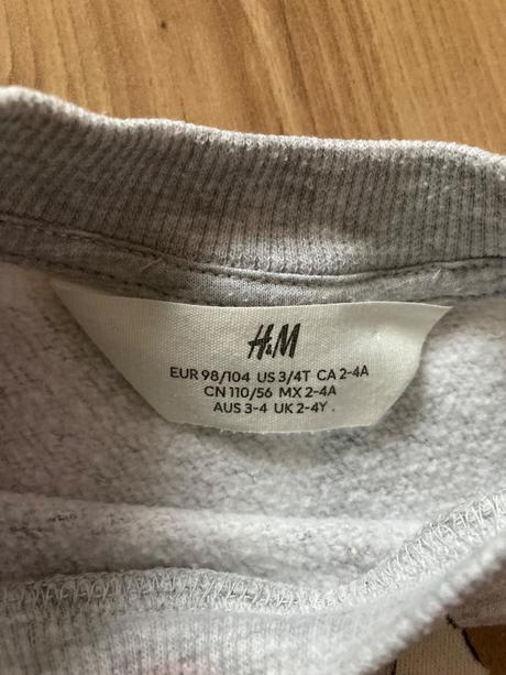 Mikina h&m 98/104, h&m,98