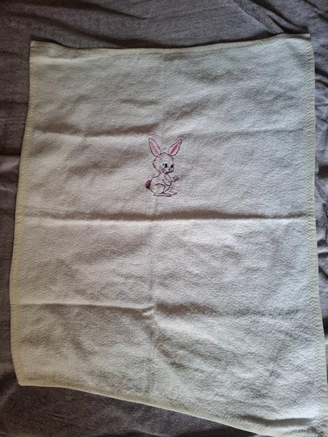 Retro deka pre bábätko so zajacikom,