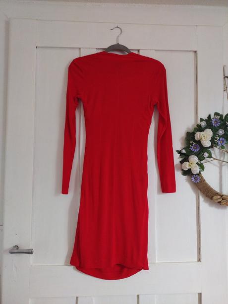 Červené šaty mango, mango,s