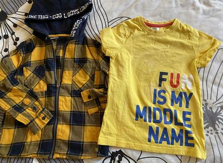 Košeľová káro mikinka dopodopo s kapuckou v. 116, dopodopo,116