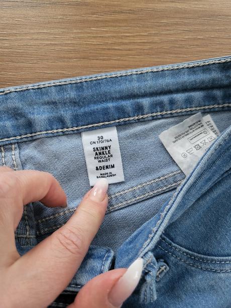 H&m rifle 30, denim,l