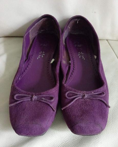 Semišové baleríny, f&f,39