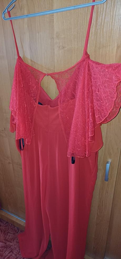 Damsky cerveny overal xxxl, xxxl