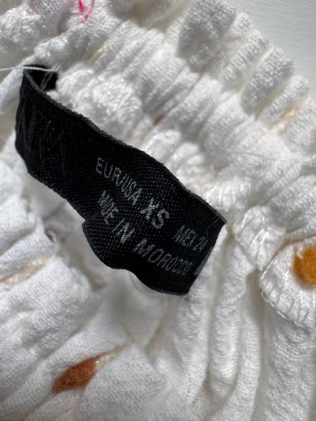 Zara - letné šaty s farebnými pompom, zara,s