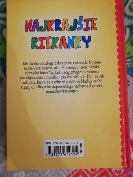 Kniha najkrajšie riekanky, 