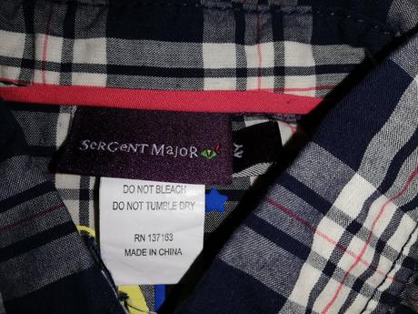Frajerská košeľa super stav, sergent major,98