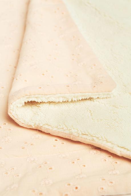 Sensillo detská deka plyšová 80x100cm ružová,