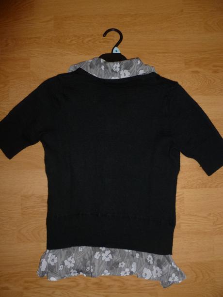 Kvetinová blúzka+ bolerko oblečené raz, next,38