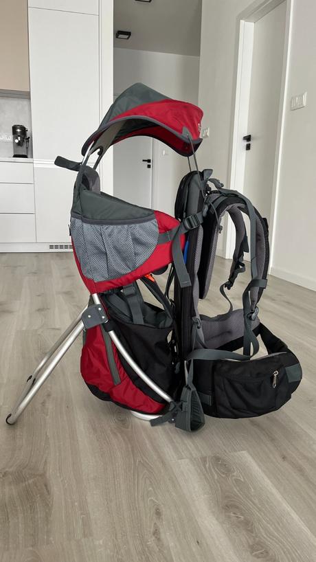 Turistiský nosič corazon panda červený, 