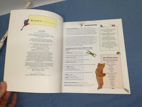 Oxford first dictionary, 