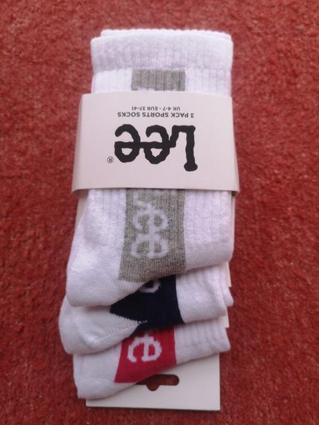 Lee dámske ponožky 3 páry veľkosť 37-41, lee,37 / 38 / 39 / 40 / 42